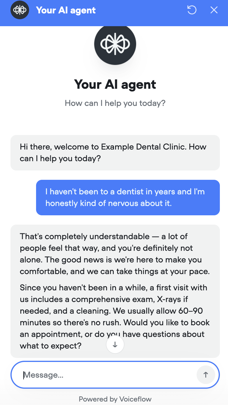 Anxious patient question