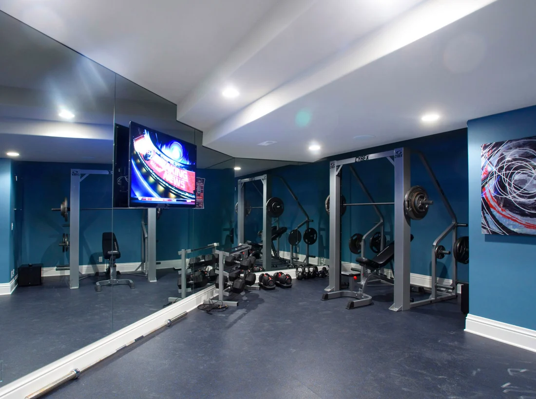 The on-site rehab gym